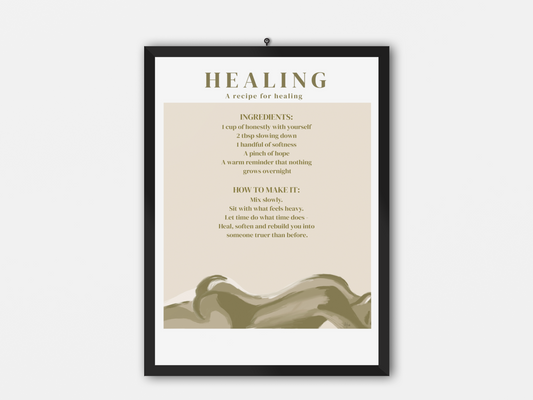 Healing - poster
