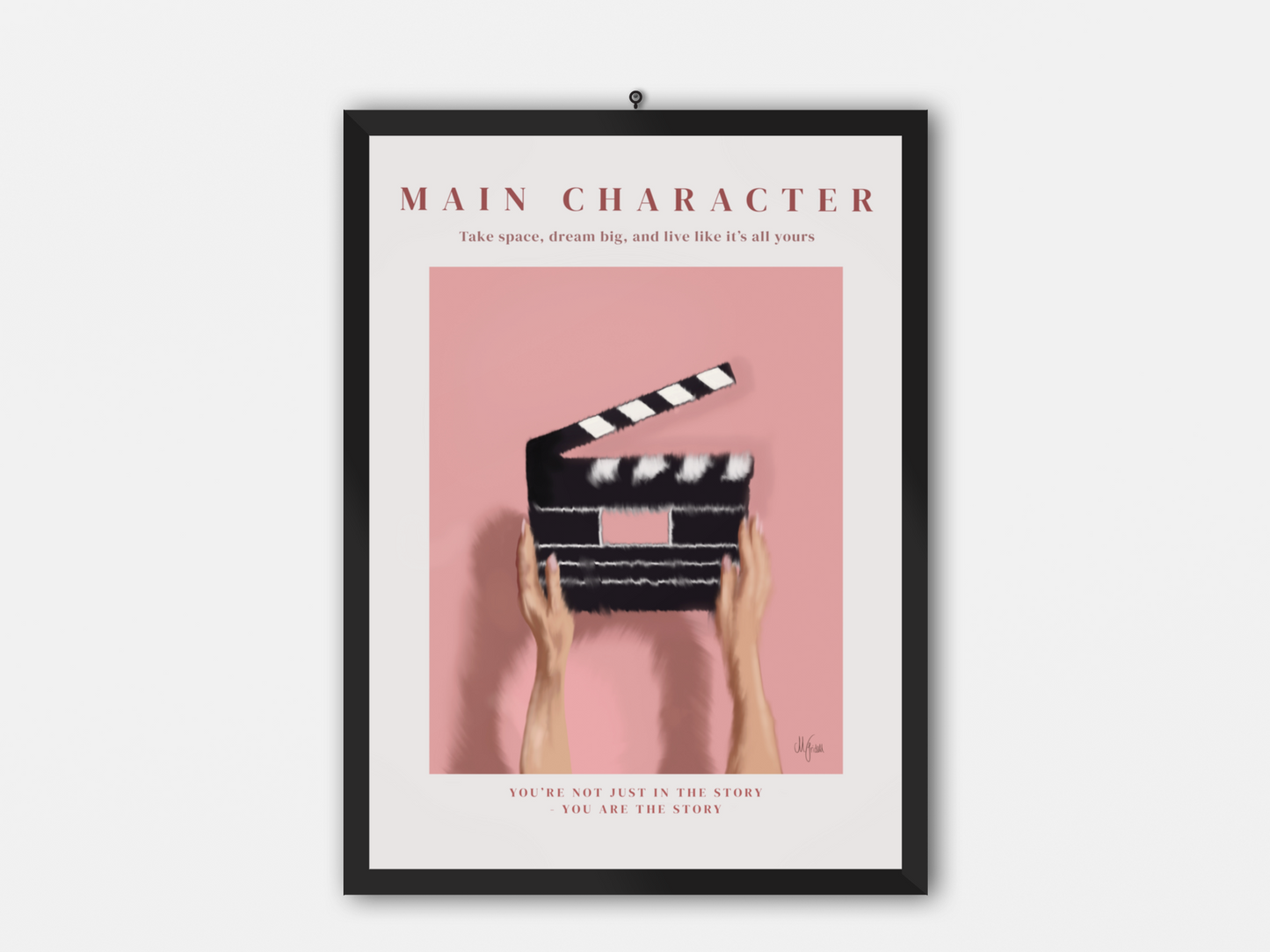 Main charakter - poster