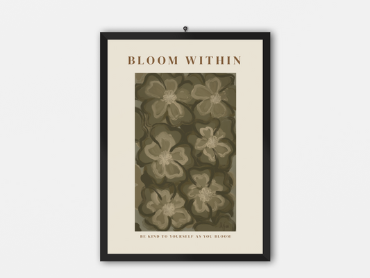 Bloom within - poster