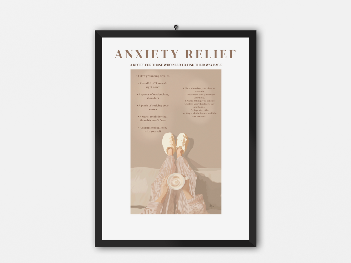 Anxiety relief - poster